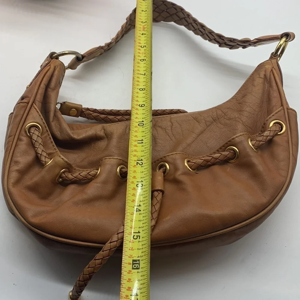 Michael Michael Kors Carmel Color Leather Hobo Bag. BRN1596B